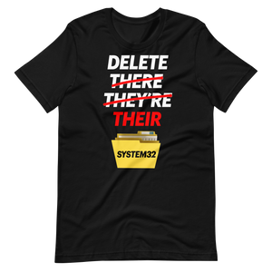 Delete Their System 32 T-Shirt